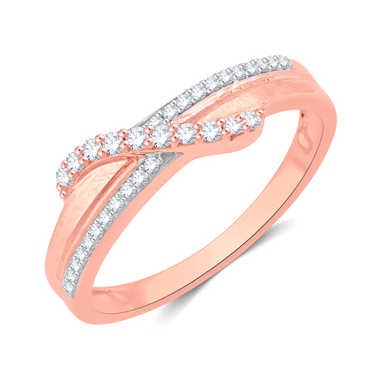 Diamond Ring for her in Rose Gold DRG23326