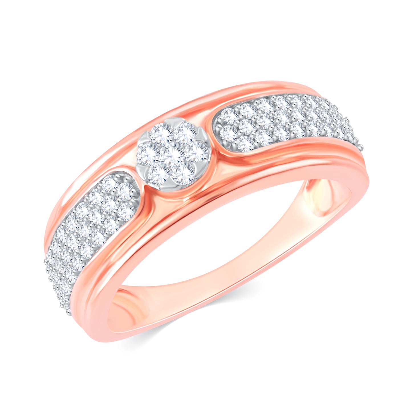 Diamond Ring for her in Rose Gold DRG23329