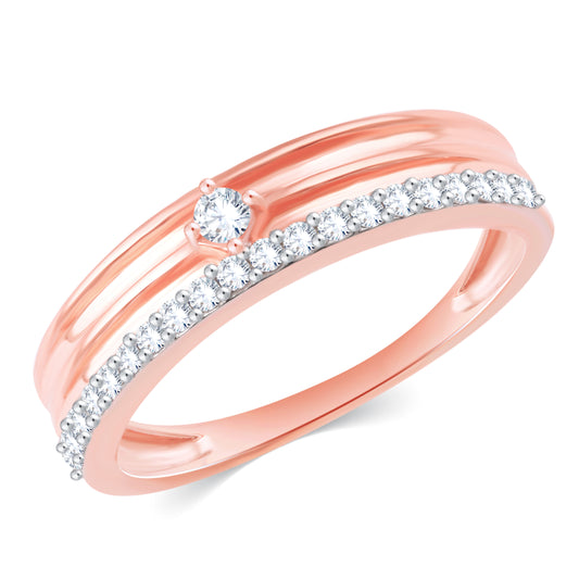 Diamond Ring for her in Rose Gold DRG23332