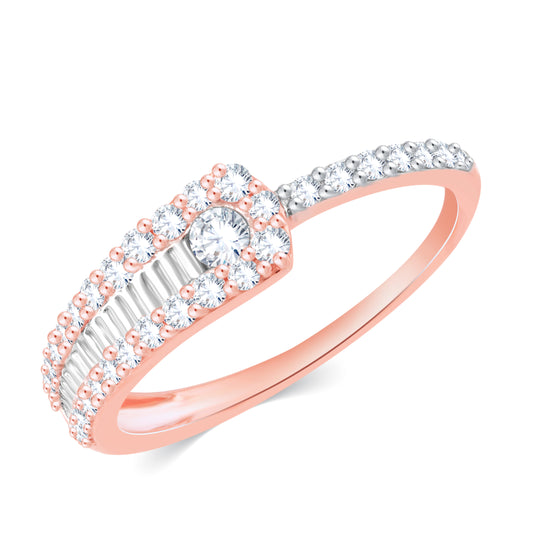 Diamond Ring for her in Rose Gold DRG23333