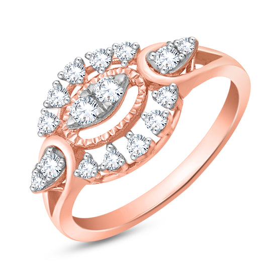 Diamond Ring for her in Rose Gold DRG23346