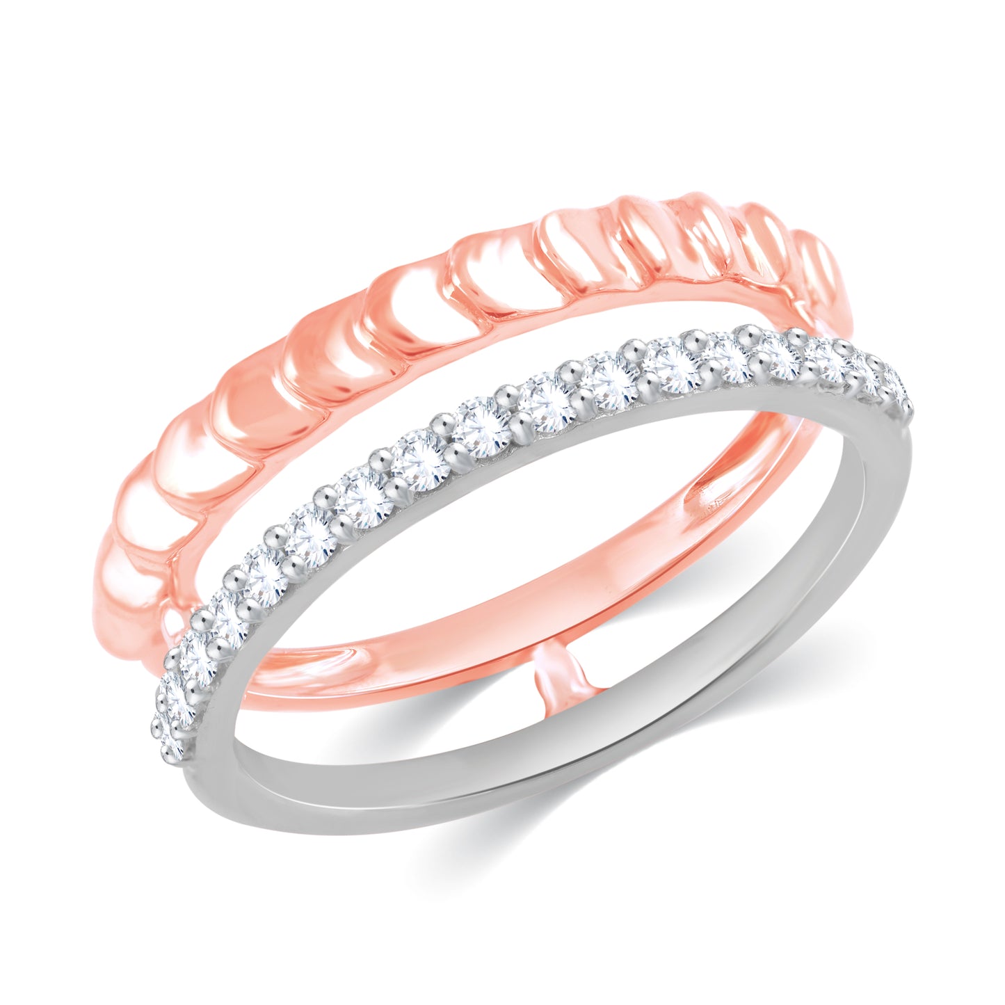 Diamond Ring for her in Rose Gold DRG23351