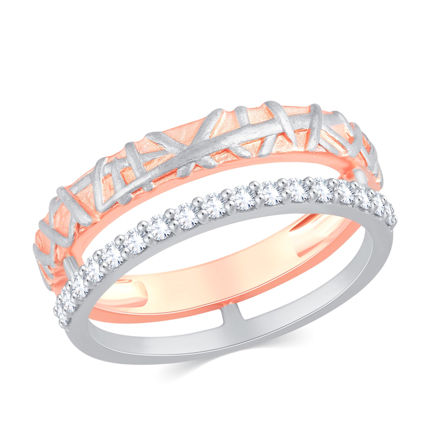 Diamond Ring for her in Rose Gold DRG23352