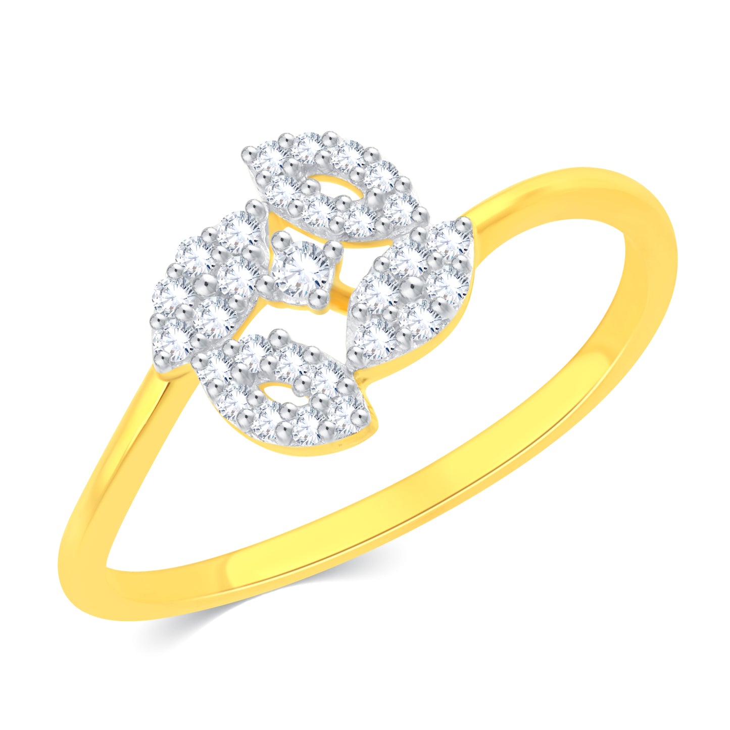 Diamond Ring for her in Yellow Gold DRG23358