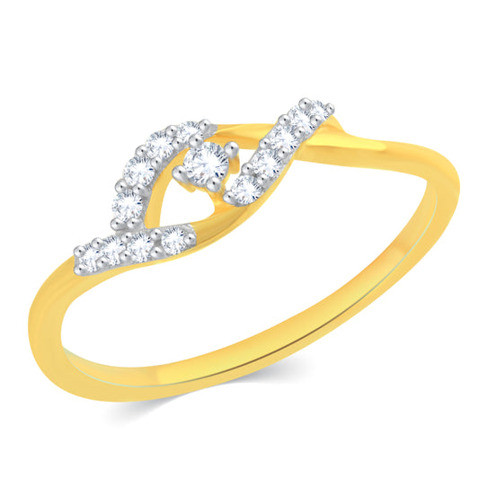 Diamond Ring for her in Yellow Gold DRG23361