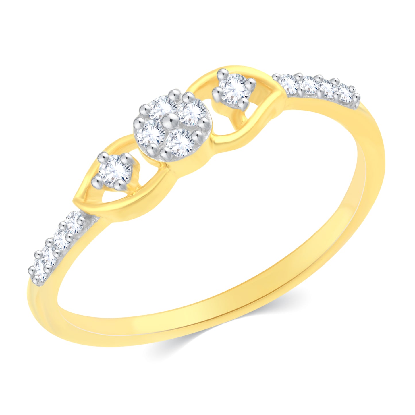 Diamond Ring for her in Yellow Gold DRG23362