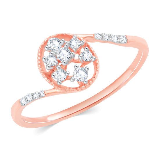 Diamond Ring for her in Rose Gold DRG23368