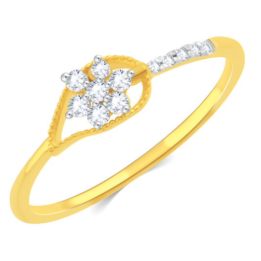 Diamond Ring for her in Yellow Gold DRG23369