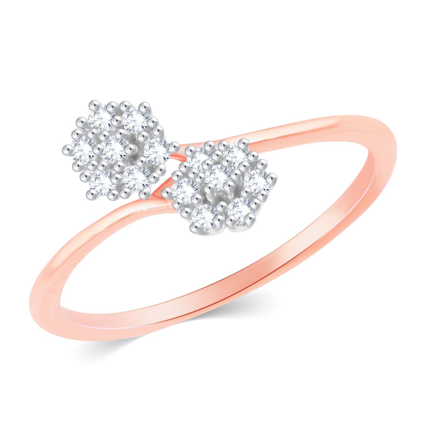 Diamond Ring for her in Rose Gold DRG23370