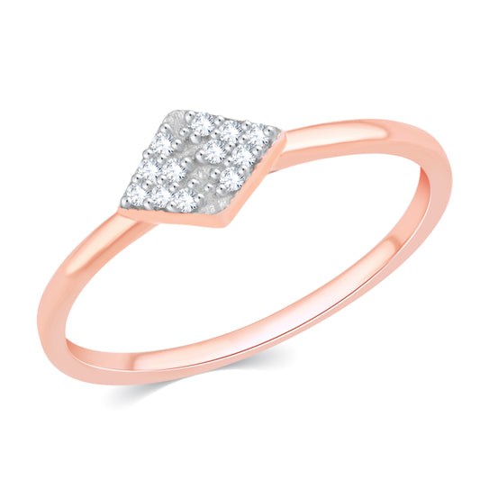 Diamond Ring for her in Rose Gold DRG23372