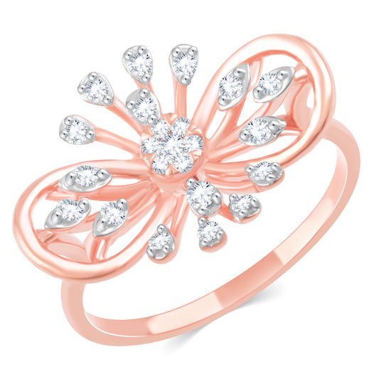 Diamond Ring for her in Rose Gold DRG23384