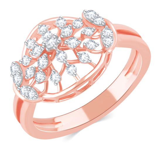 Diamond Ring for her in Rose Gold DRG23388