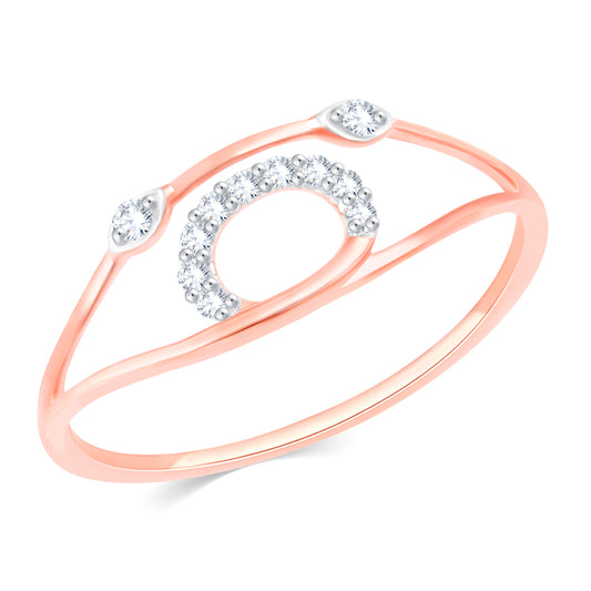 Diamond Ring for her in Rose Gold DRG23389