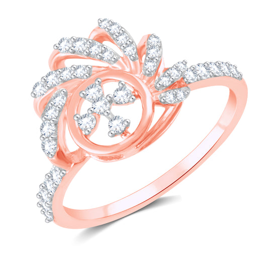 Diamond Ring for her in Rose Gold DRG23391