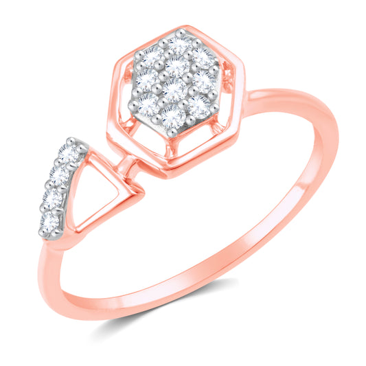 Diamond Ring for her in Rose Gold DRG23395