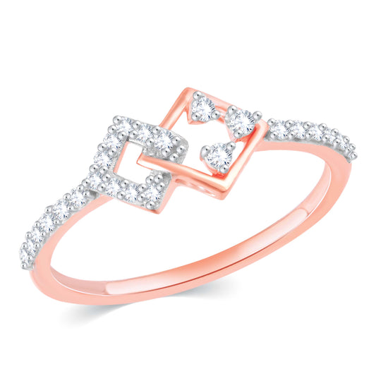 Diamond Ring for her in Rose Gold DRG23399