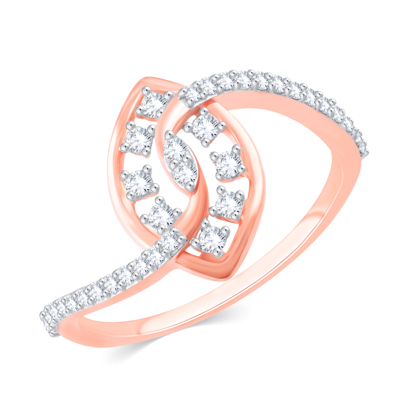 Diamond Ring for her in Rose Gold DRG23403