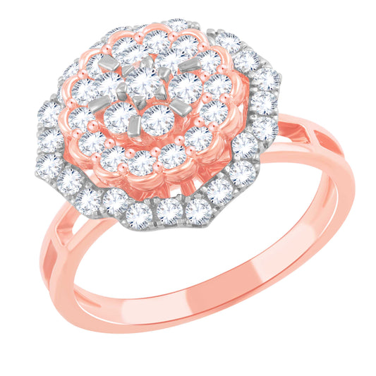 Diamond Ring for her in Rose Gold DRG23426