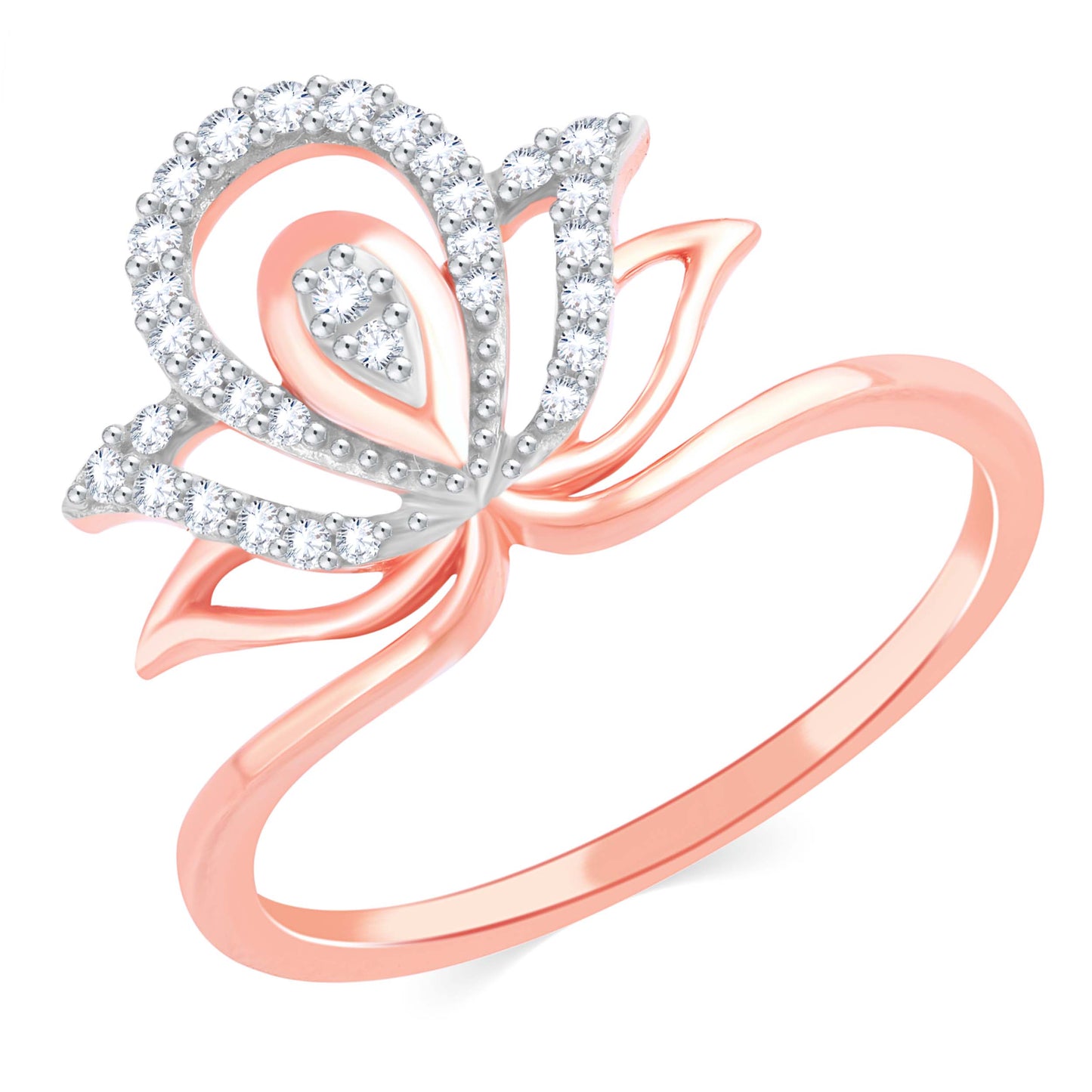 Diamond Ring for her in Rose Gold DRG23427