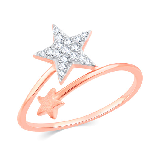 Diamond Ring for her in Rose Gold DRG23436