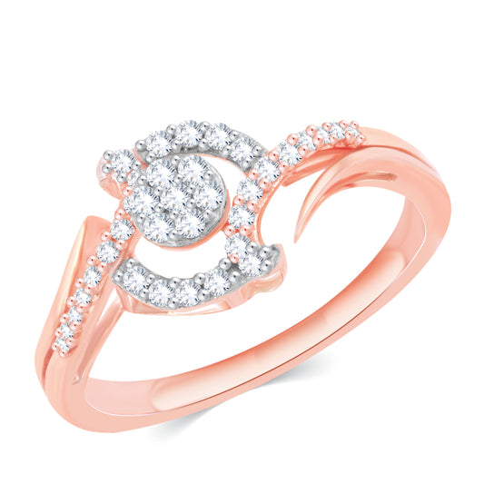 Diamond Ring for her in Rose Gold DRG23439