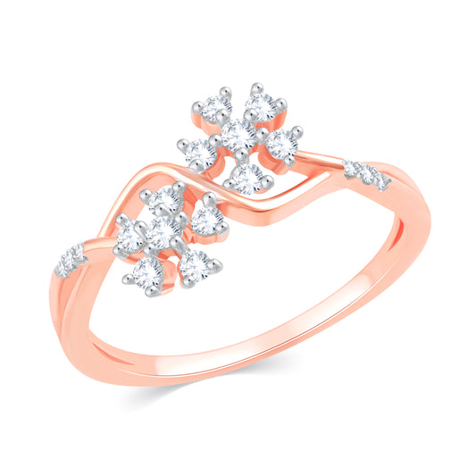 Diamond Ring for her in Rose Gold DRG23440