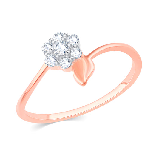 Diamond Ring for her in Rose Gold DRG23444