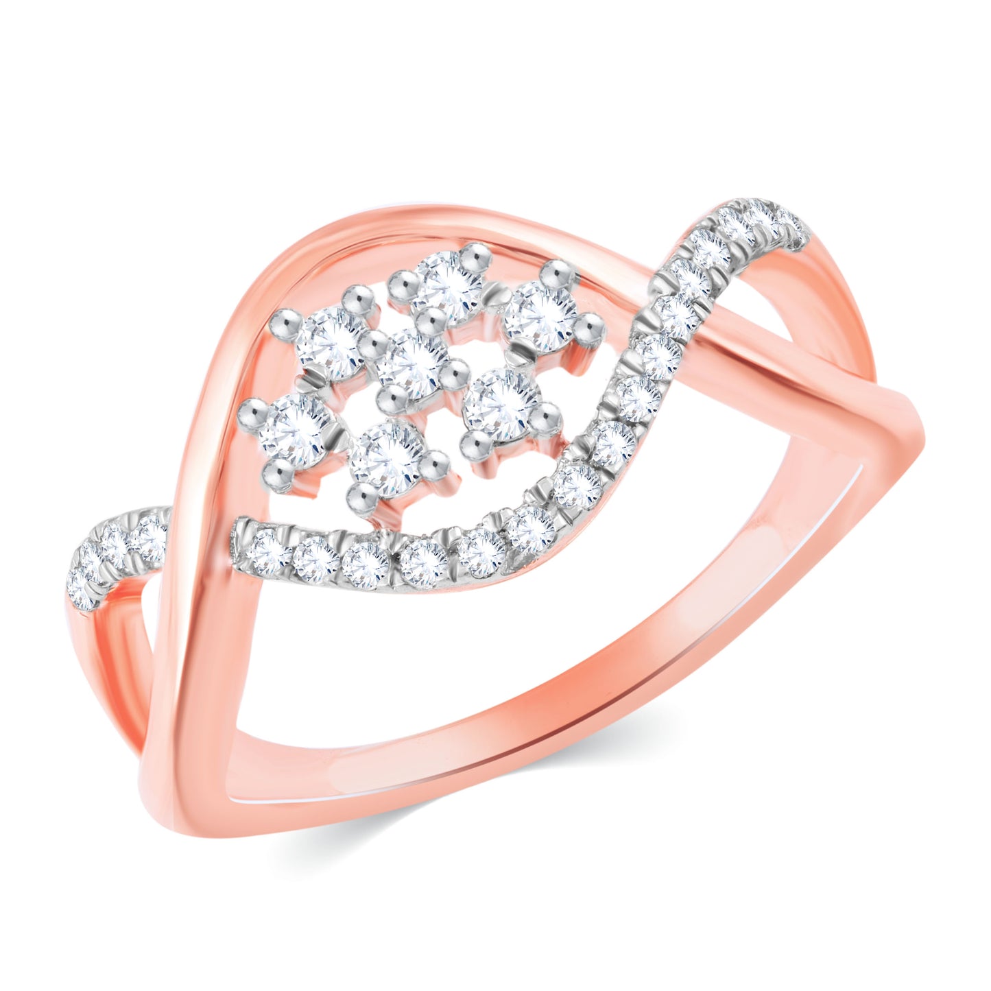 Diamond Ring for her in Rose Gold DRG23460