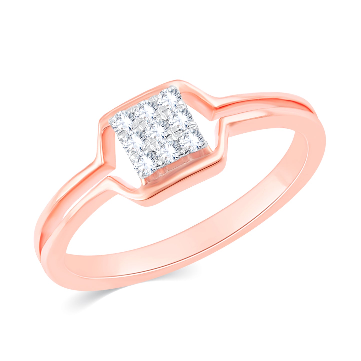 Diamond Ring for her in Rose Gold DRG23462