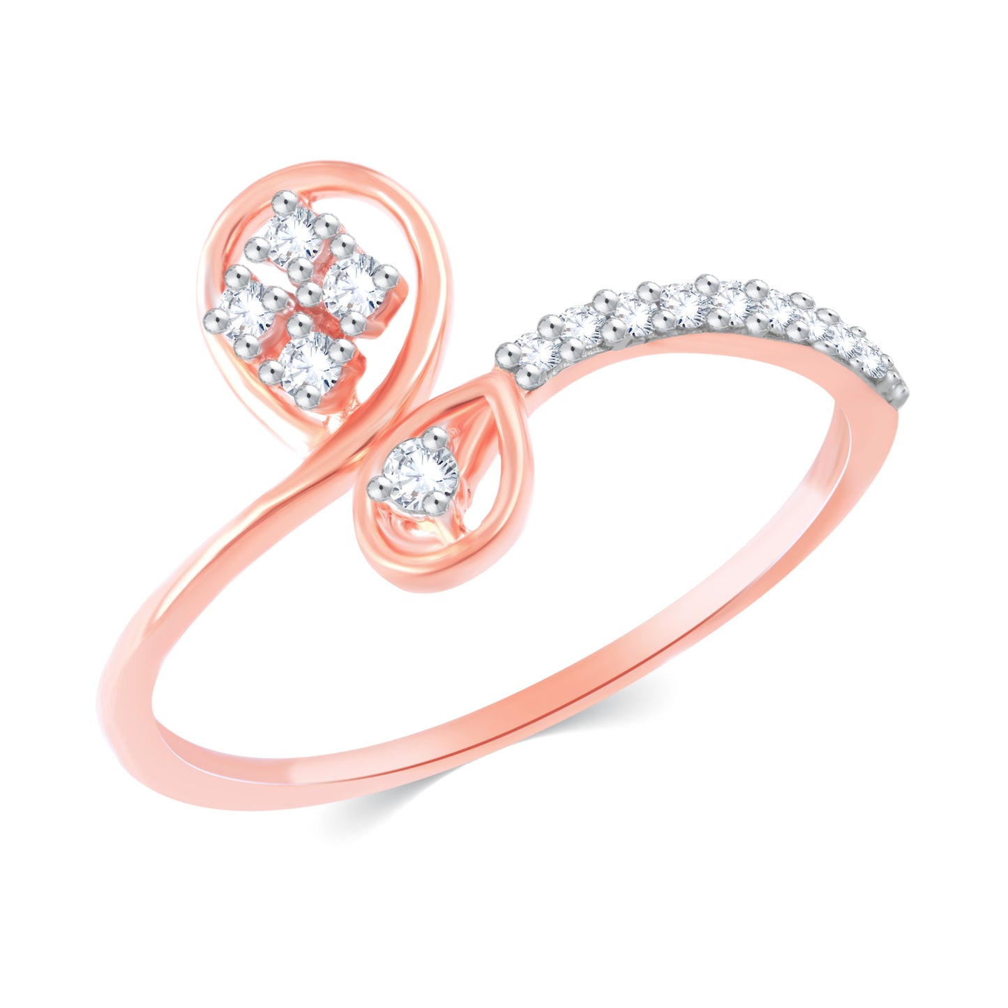 Diamond Ring for her in Rose Gold DRG23468