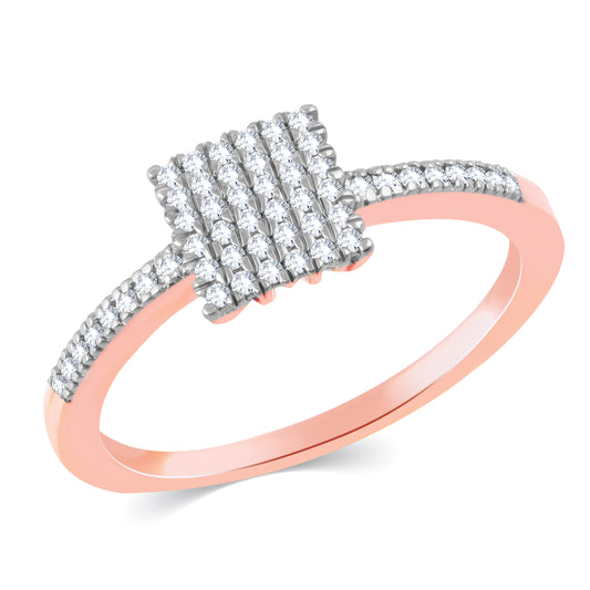 Diamond Ring for her in Rose Gold DRG23475