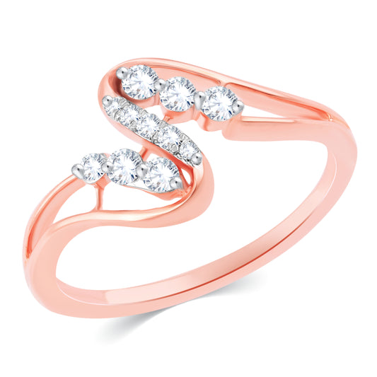 Diamond Ring for her in Rose Gold DRG23476