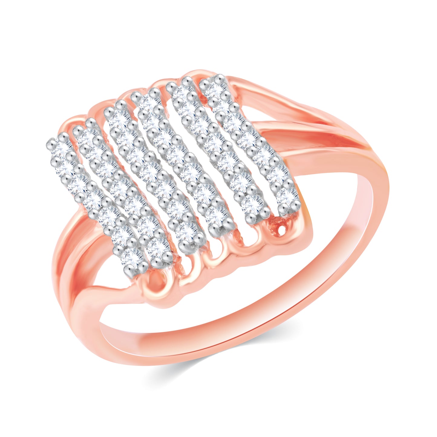 Diamond Ring for her in Rose Gold DRG23477