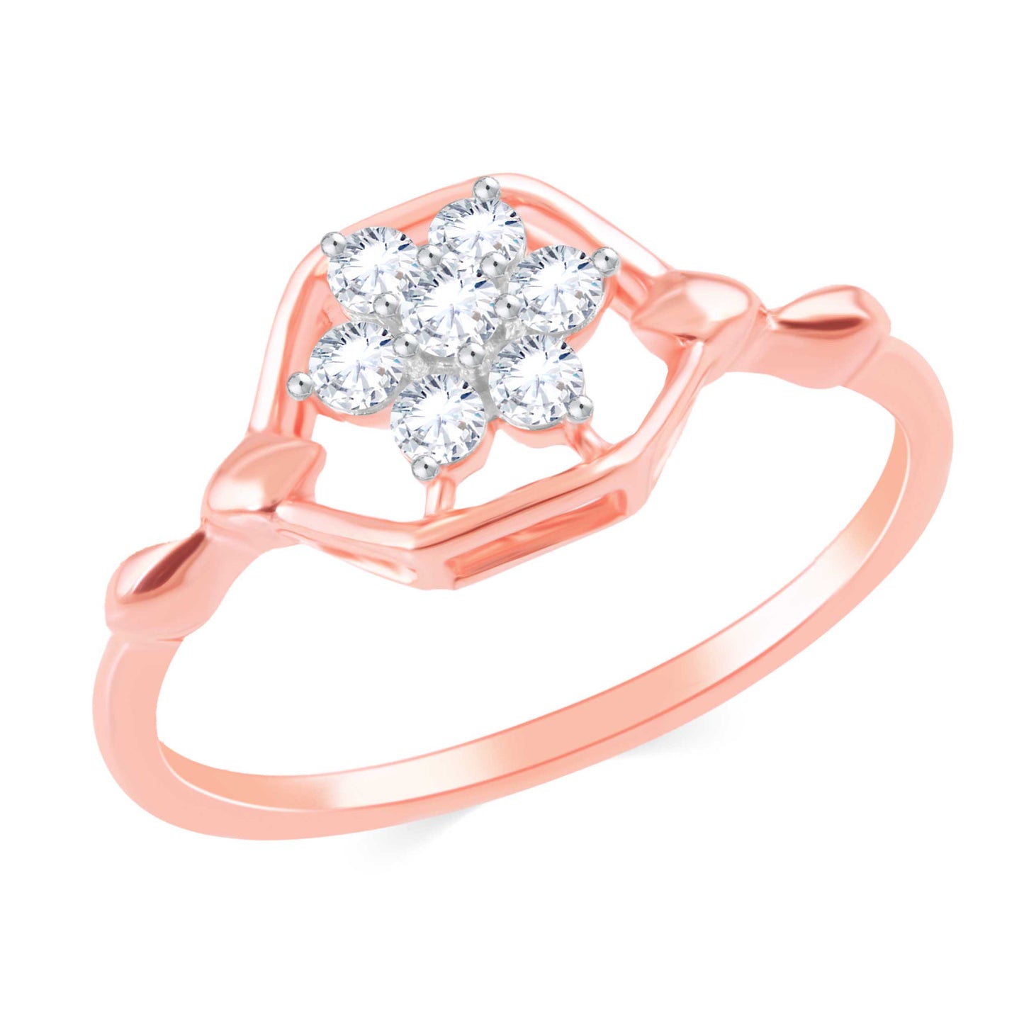 Diamond Ring for her in Rose Gold DRG23482