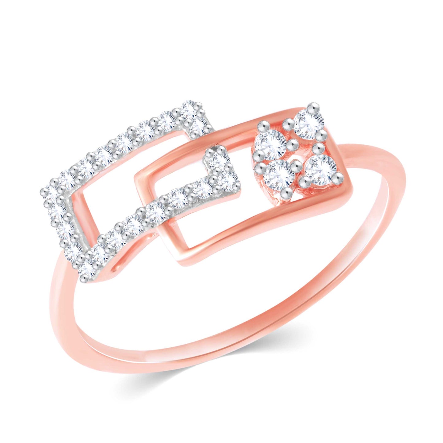 Diamond Ring for her in Rose Gold DRG23488