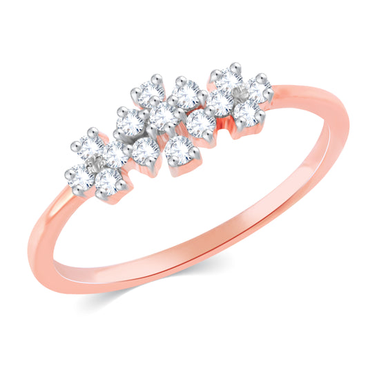 Diamond Ring for her in Rose Gold DRG23490