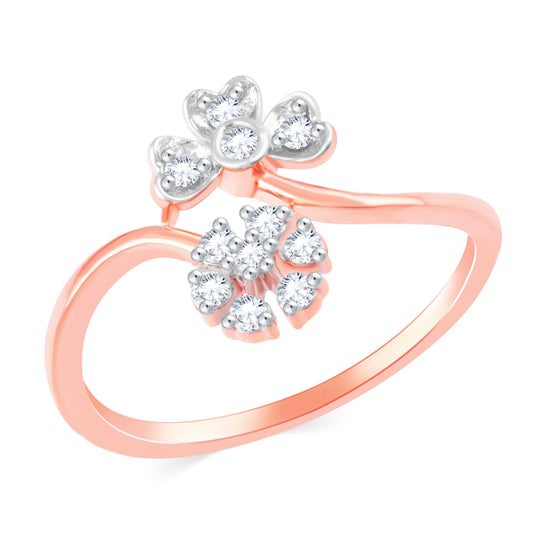 Diamond Ring for her in Rose Gold DRG23492