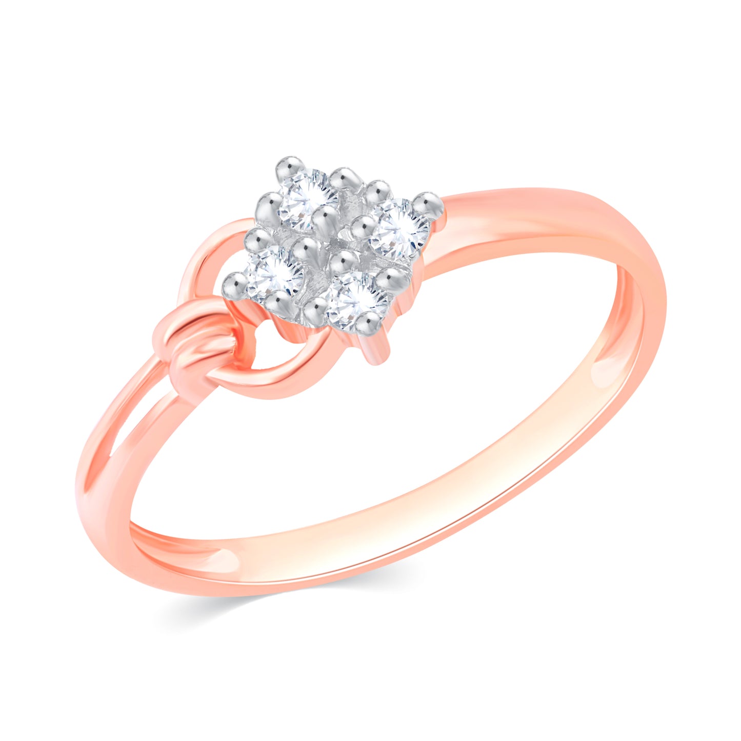 Diamond Ring for her in Rose Gold DRG23493