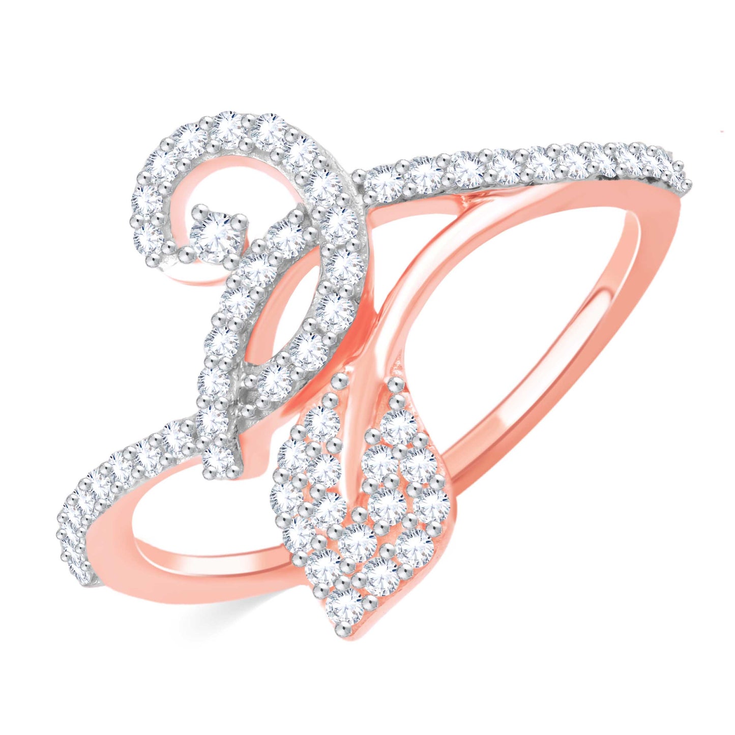 Diamond Ring for her in Rose Gold DRG23496