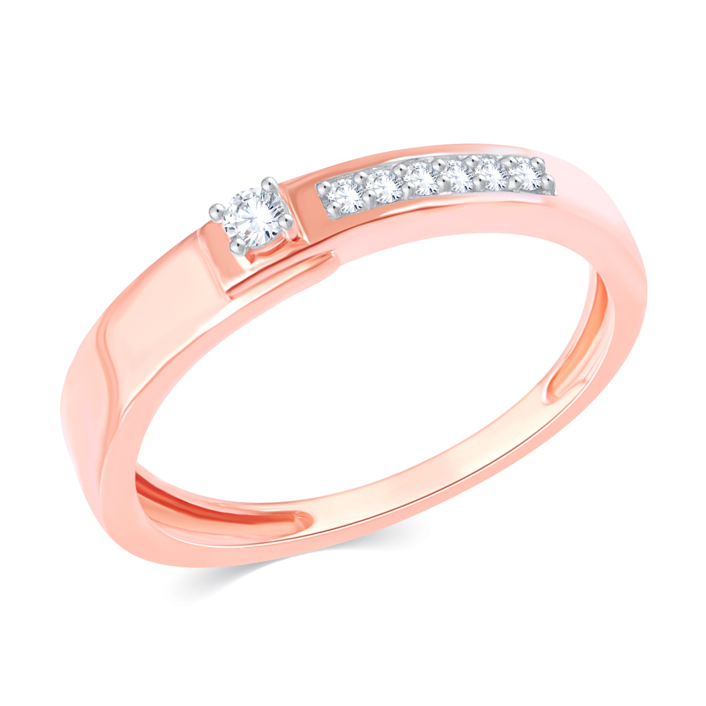 Diamond Ring for her in Rose Gold DRG23500