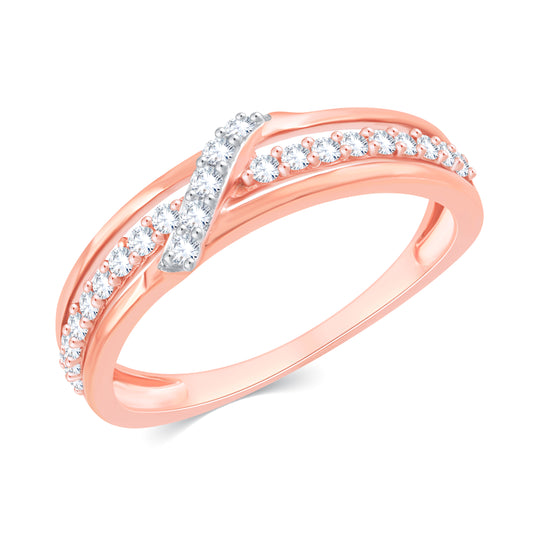 Diamond Ring for her in Rose Gold DRG23501