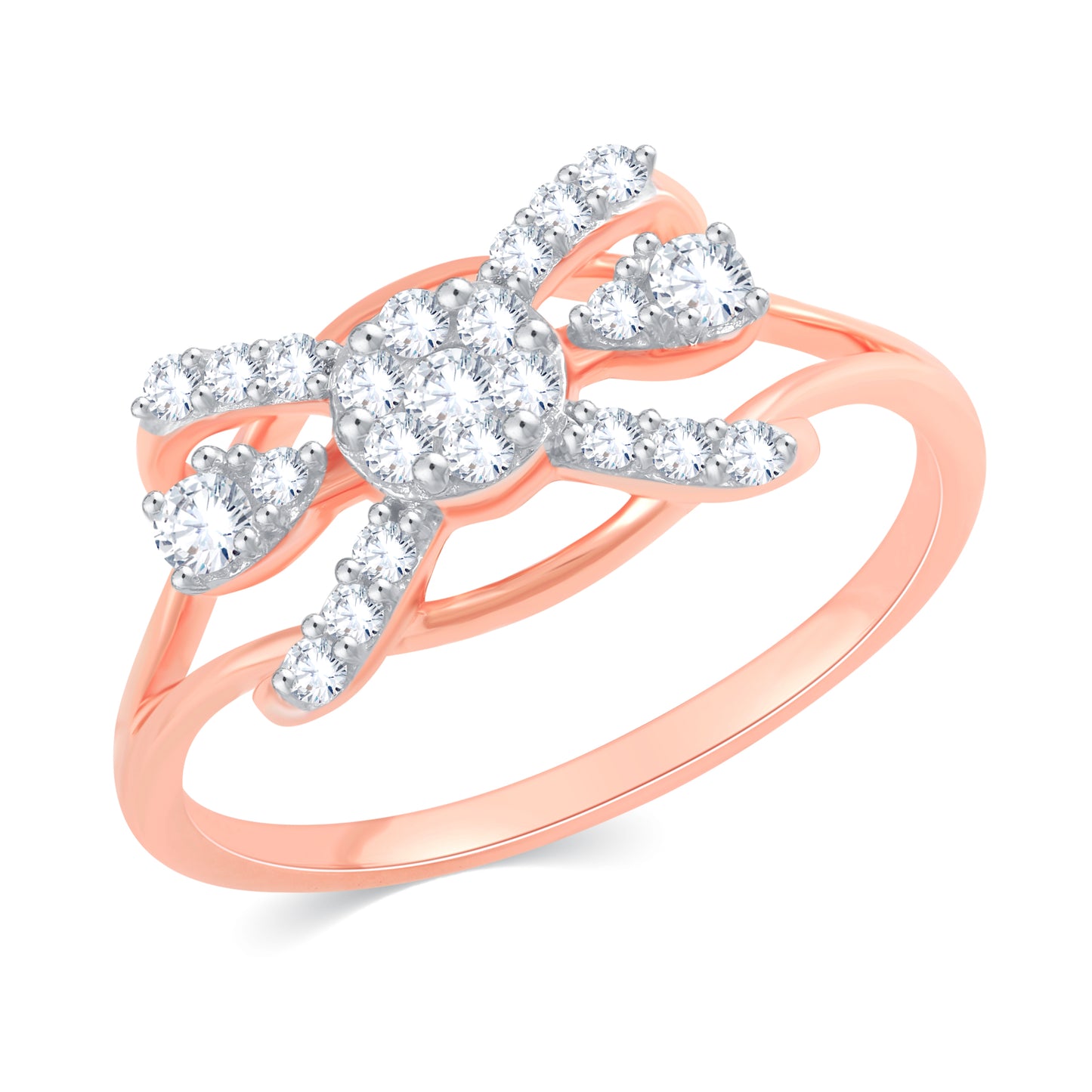 Diamond Ring for her in Rose Gold DRG23506