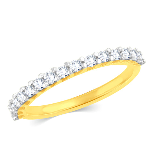 Diamond Ring for her in Yellow Gold DRG23522