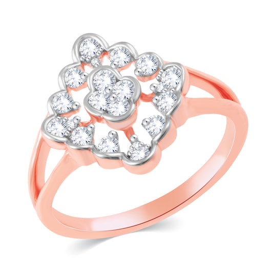 Diamond Ring for her in Rose Gold DRG23529