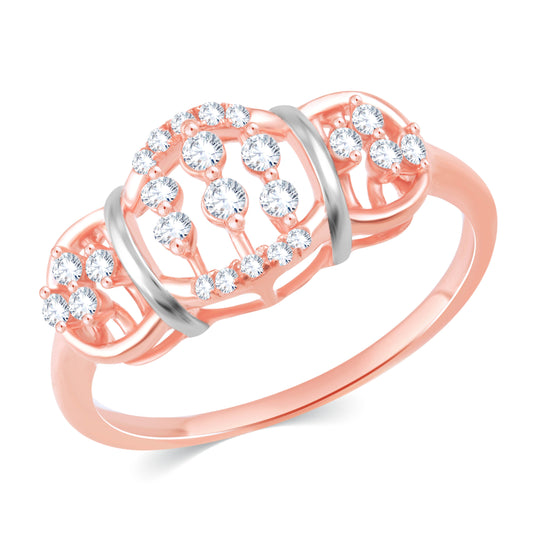 Diamond Ring for her in Rose Gold DRG23537