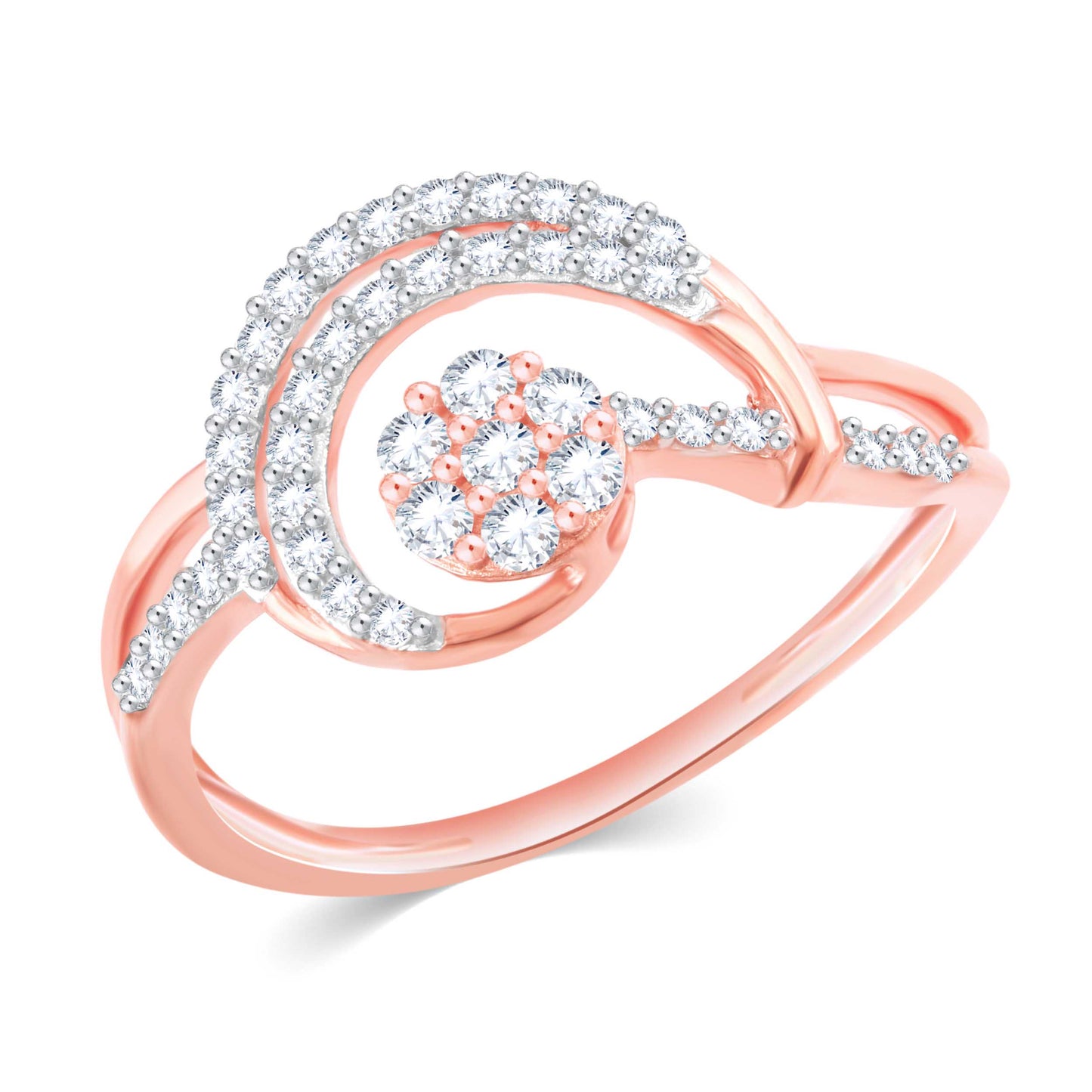 Diamond Ring for her in Rose Gold DRG23549