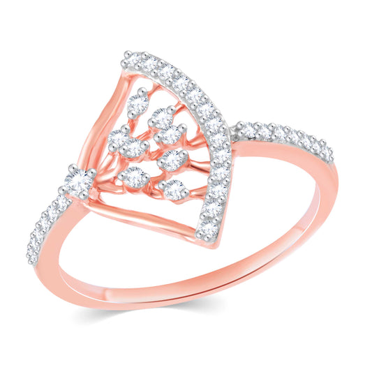 Diamond Ring for her in Rose Gold DRG23550