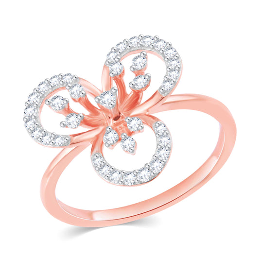 Diamond Ring for her in Rose Gold DRG23551