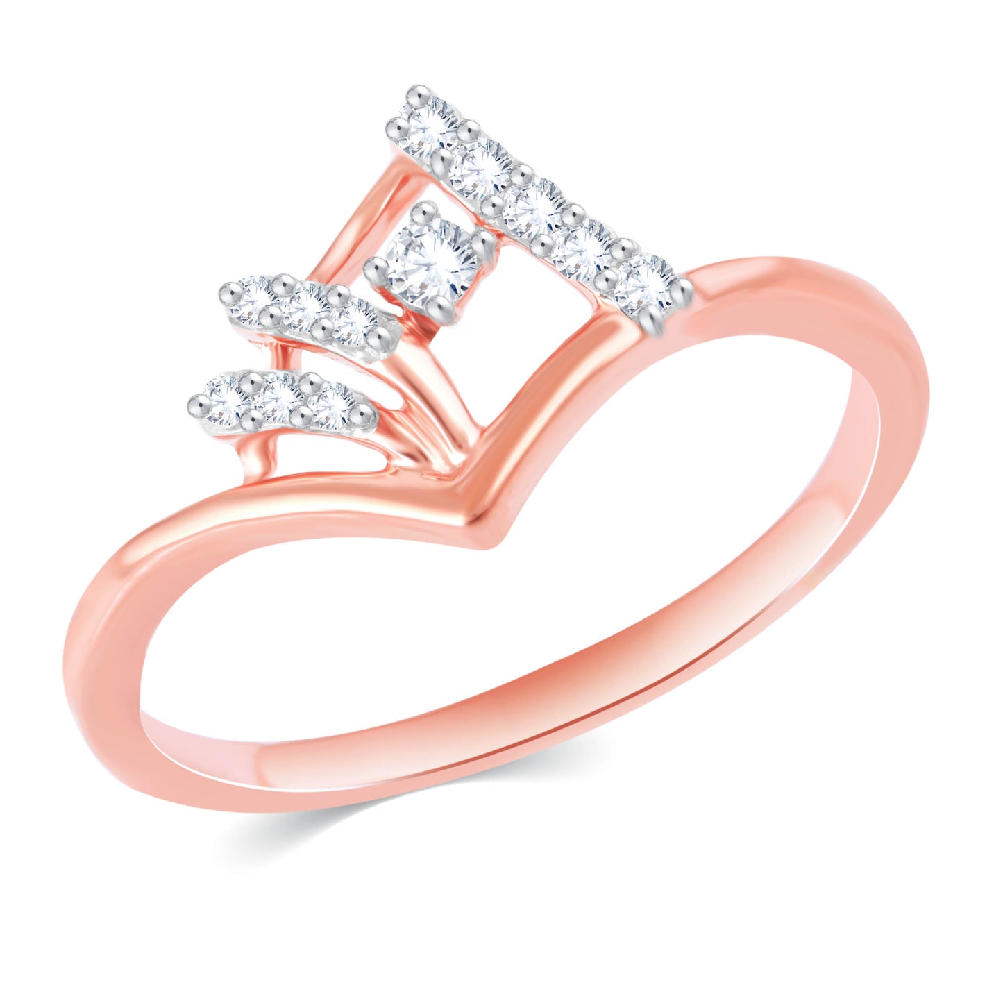 Diamond Ring for her in Rose Gold DRG23552