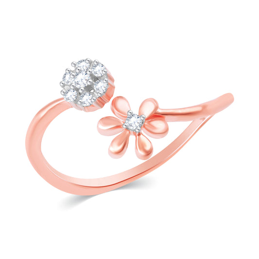 Diamond Ring for her in Rose Gold DRG23561